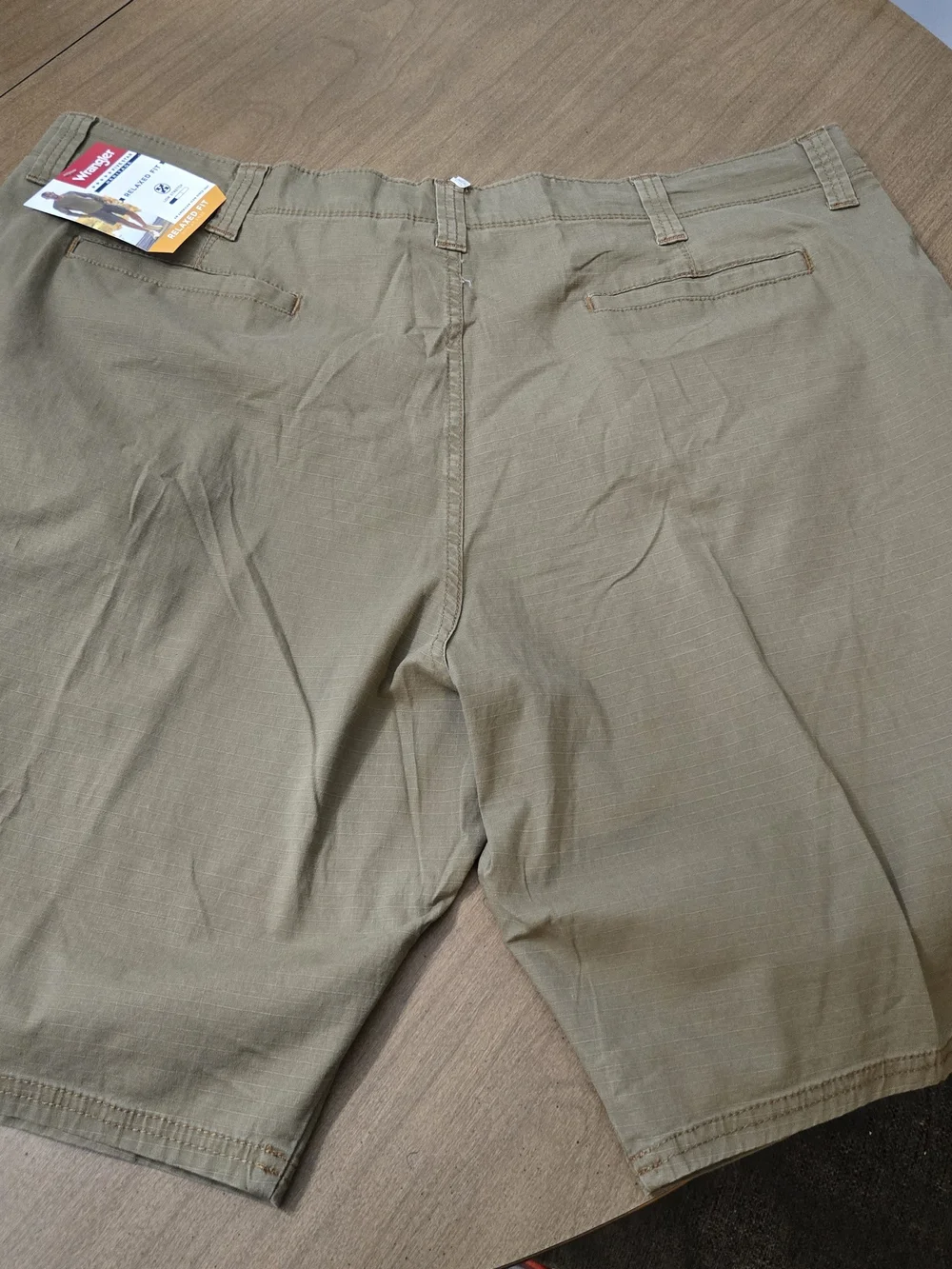 Wrangler Tan Cargo Shorts with Utility Pockets